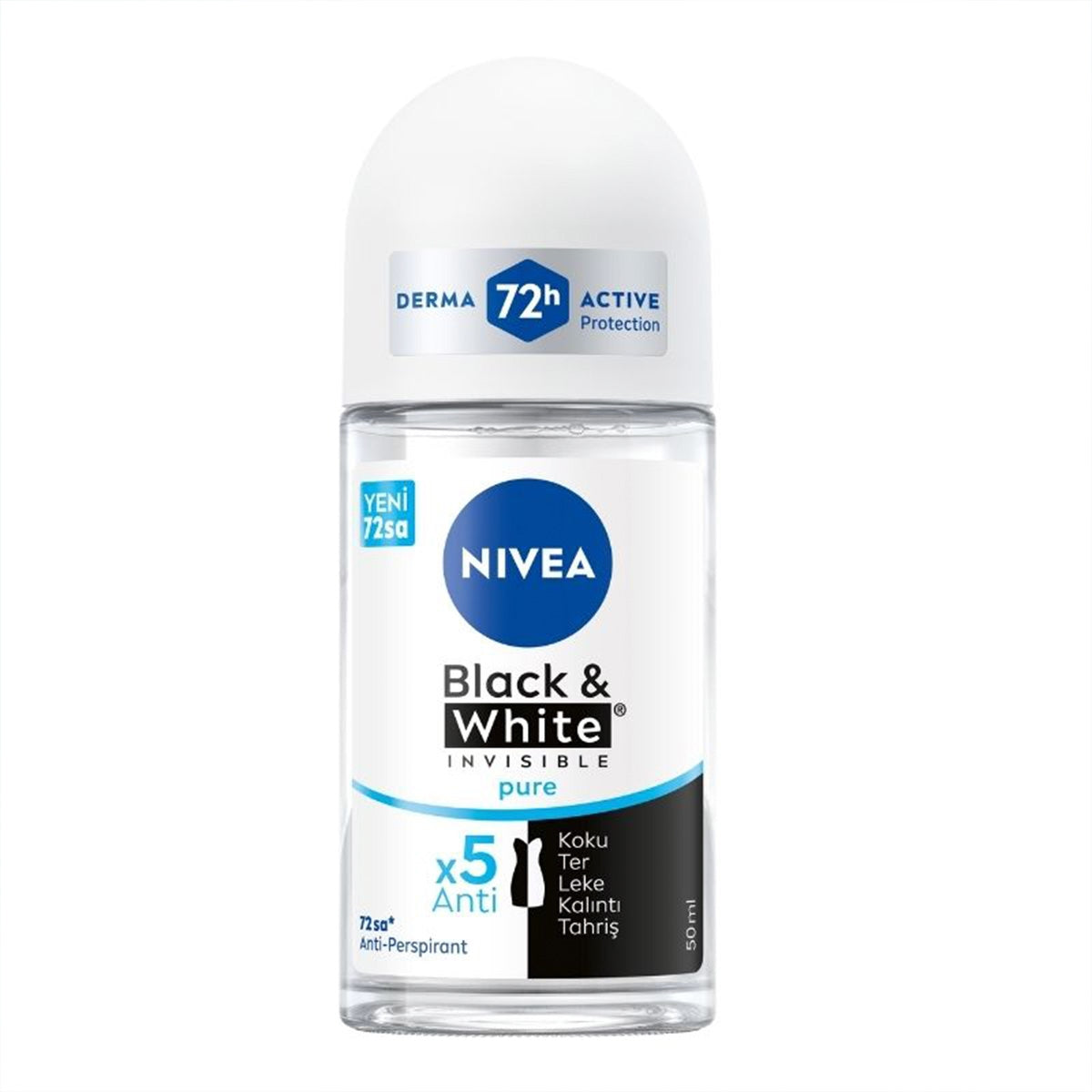 Black and White Pure Kadın Roll-On 50 ml