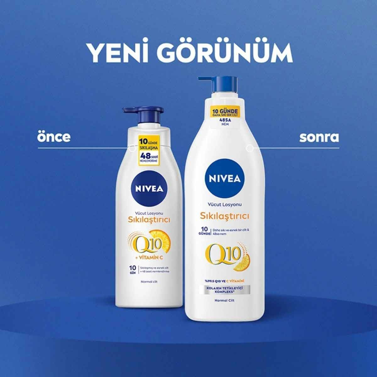 Q10 Sıkılaştırıcı Vücut Losyonu 400ml, C Vitamini