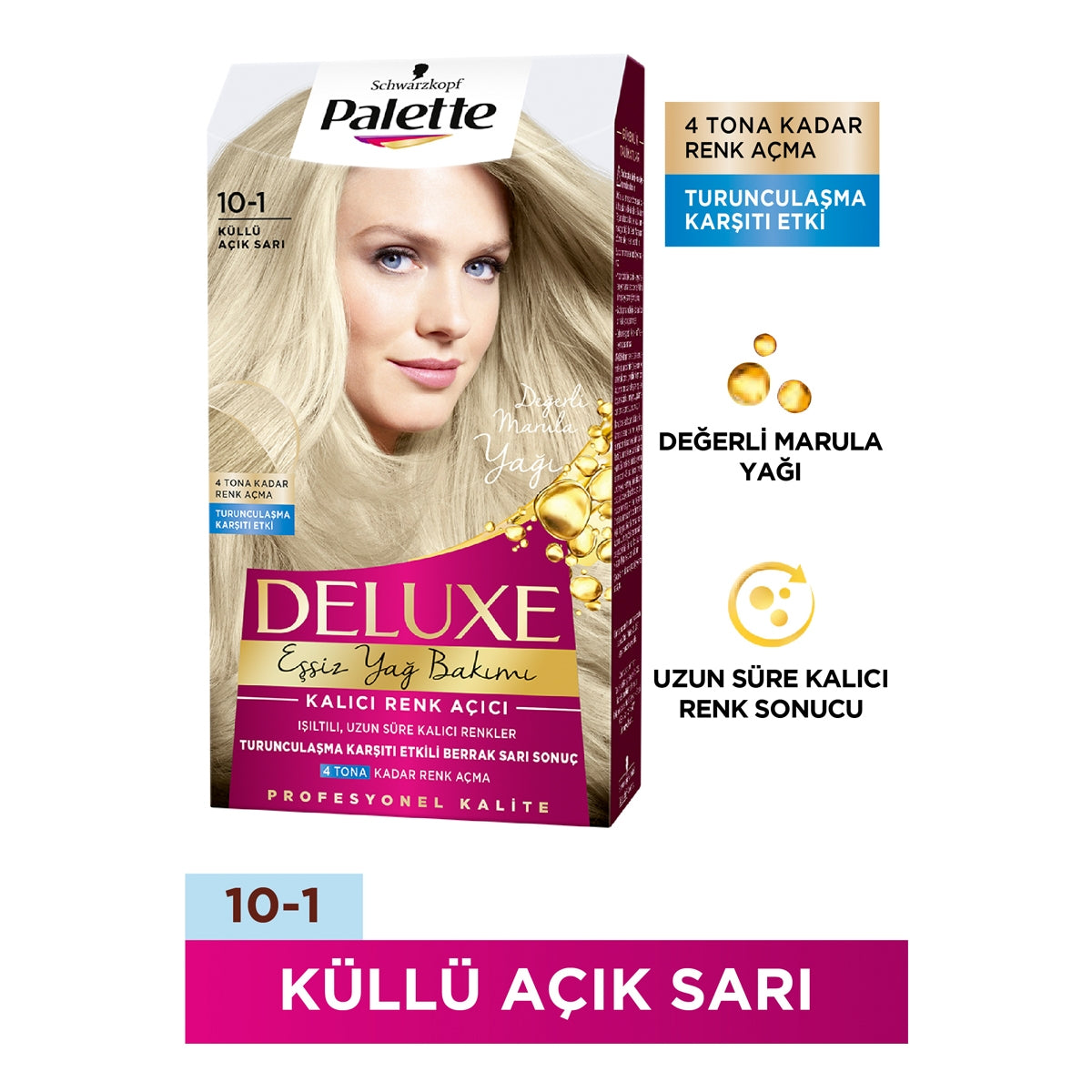Saç Boyası Küllü Açık Sarı 10-1