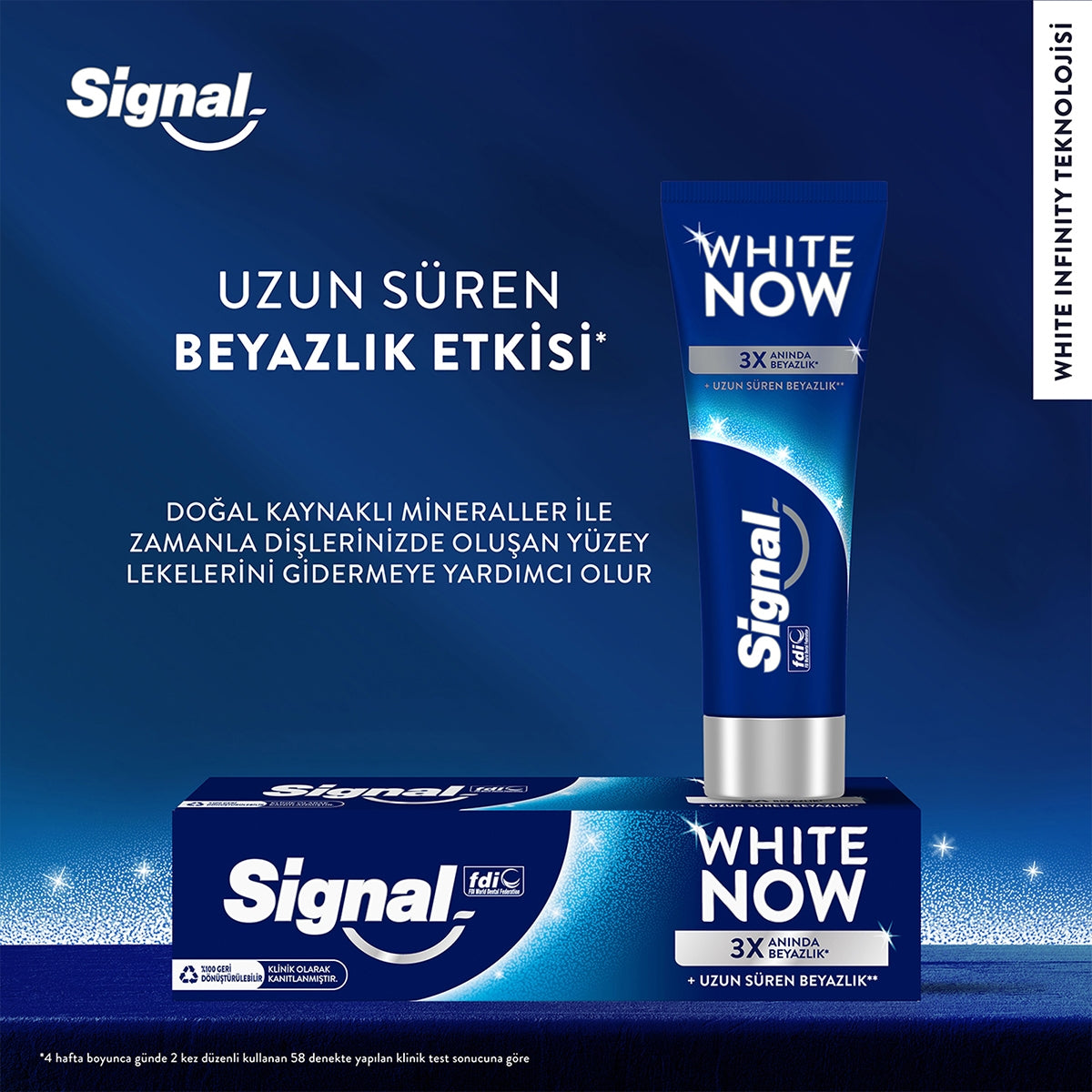 White Now Anında Beyazlık Diş Macunu 75 Ml