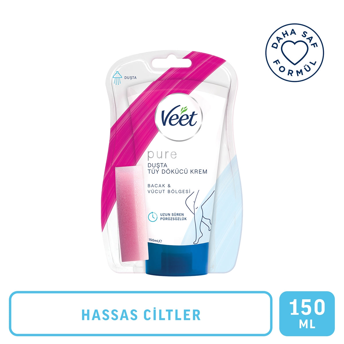 Pure Tüy Dökücü Krem Duşta Hassas 150 ml