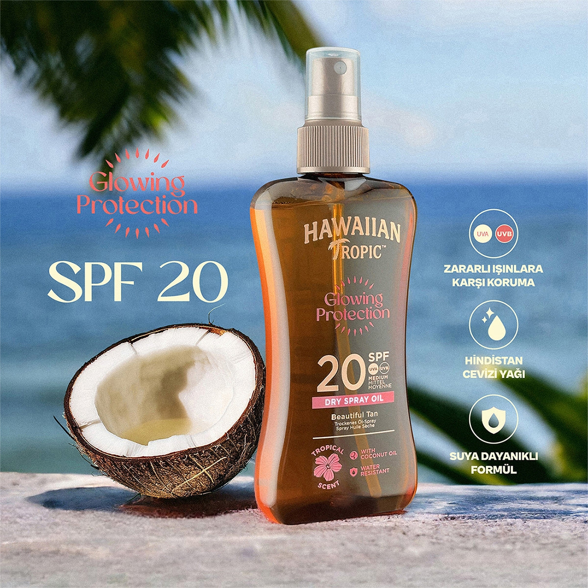 Güneş Yağı Spf20 200 ml