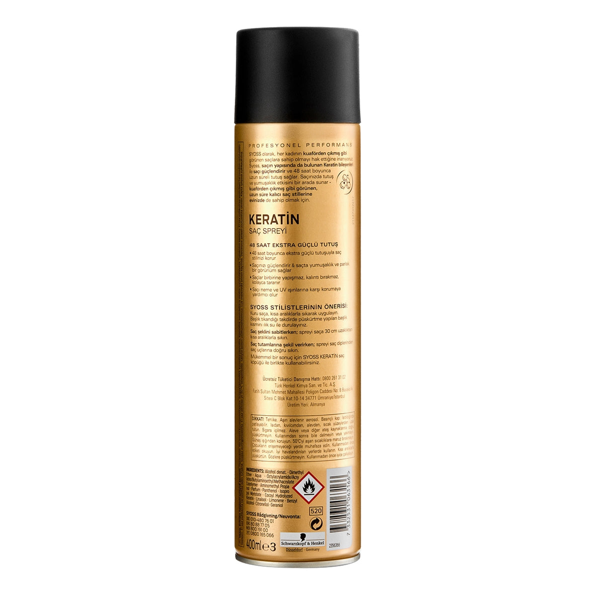 Ekstra Güçlü Tutuş No:4 Saç Spreyi 400 ml