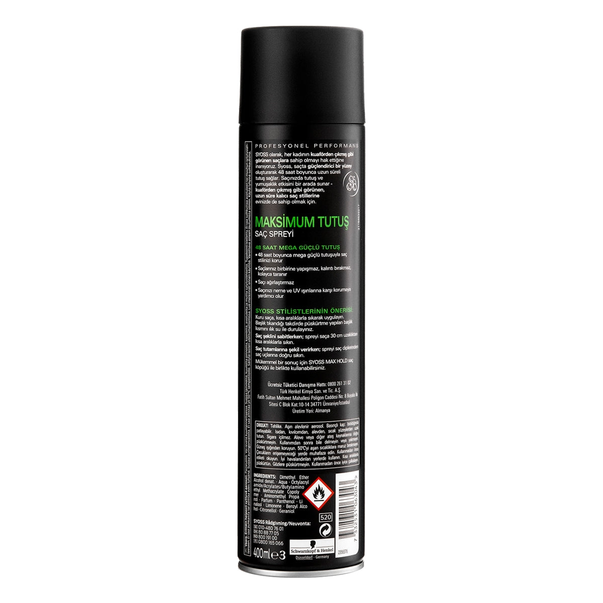 Mega Güçlü Tutuş No:5 Saç Spreyi 400 ml