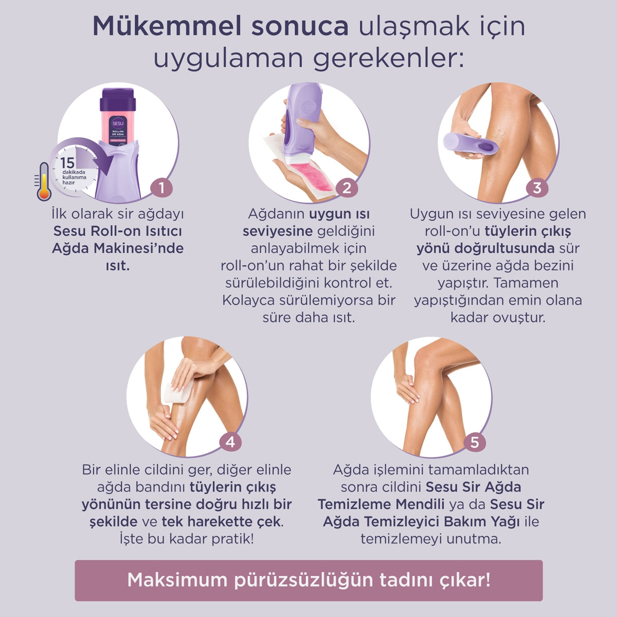 Roll-On Sir Ağda Hassas Ciltler 100 ml