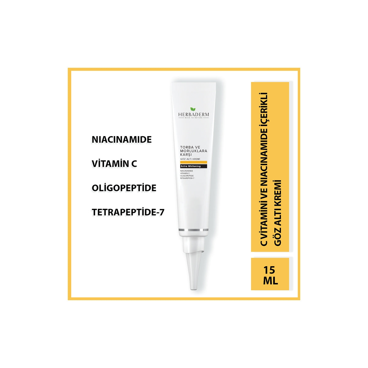 Torba ve Morluklara Karşı Göz Altı Kremi 15 ml