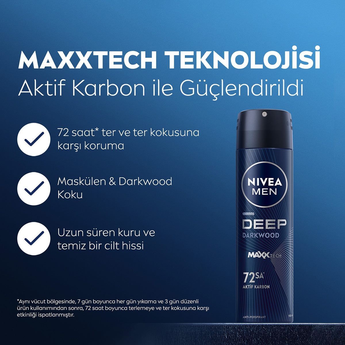 Erkek Deodorant Sprey Deep Dimension 150 ml