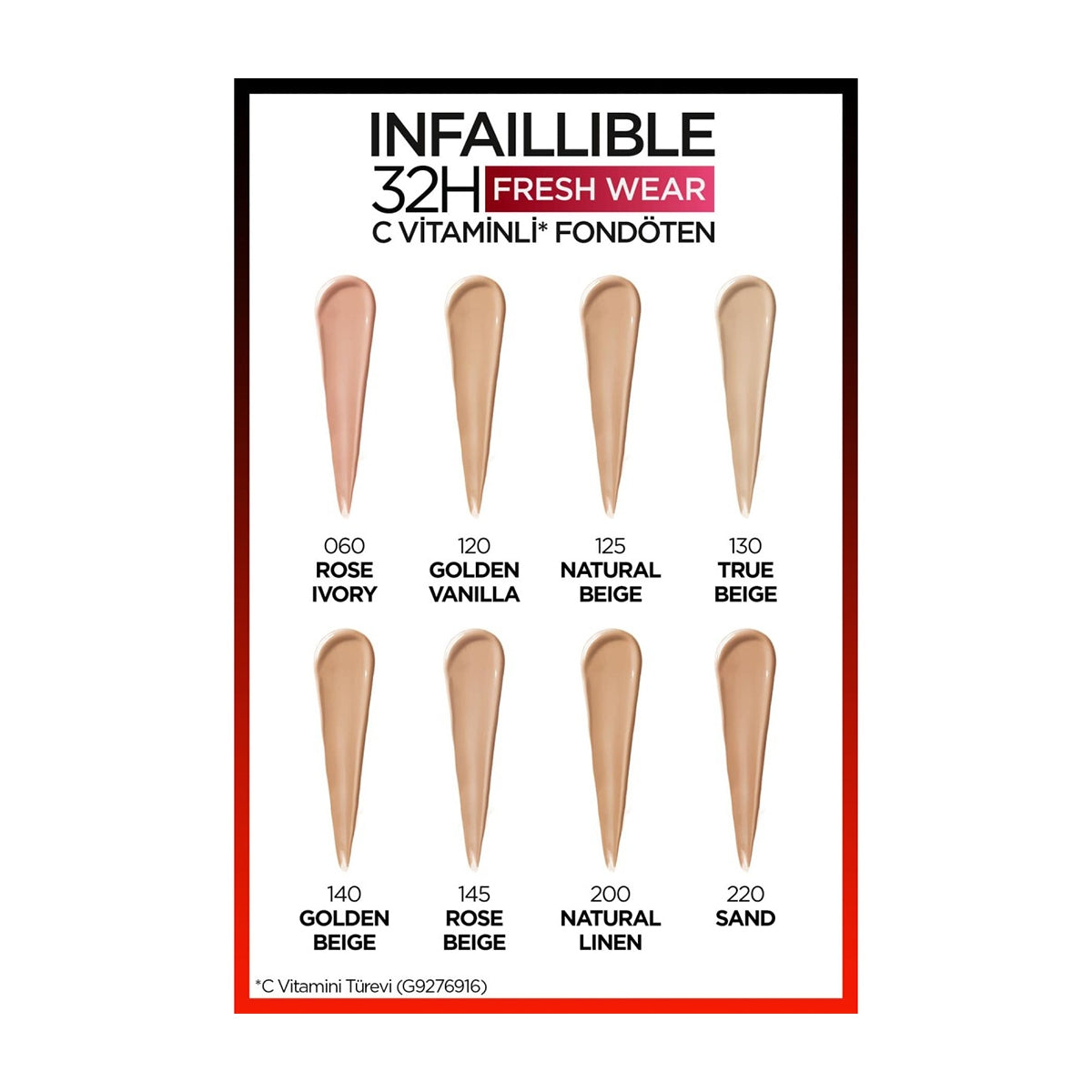 Infaillible Fondöten - Natural Beige 125