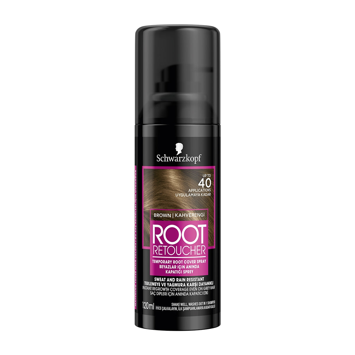 Beyaz Kapatıcı Sprey Kumral 120 ml