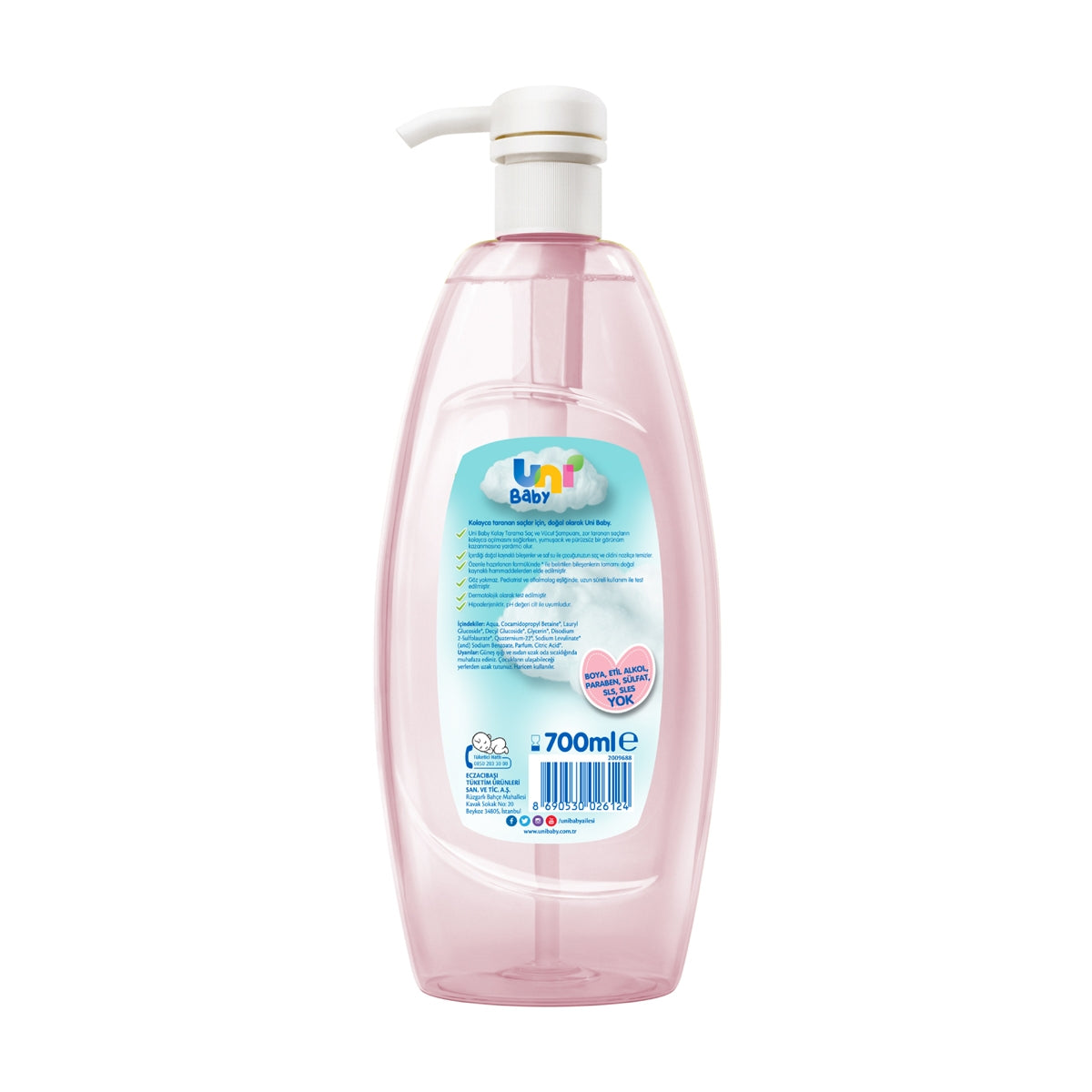 Kolay Tarama Saç ve Vücut Şampuanı 700 ml