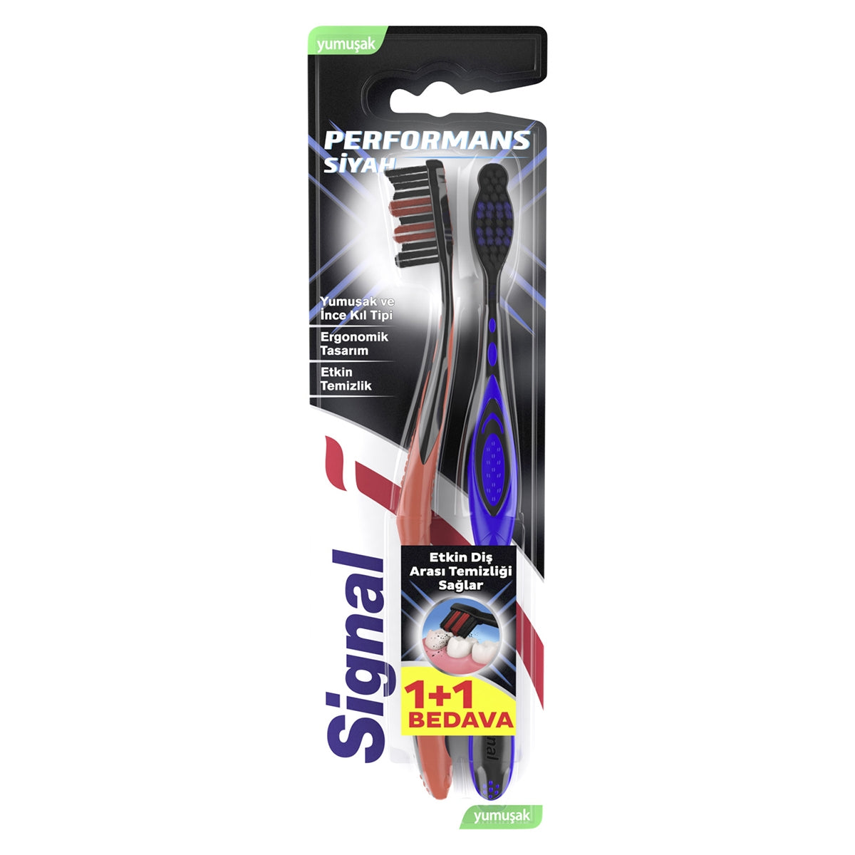 DİŞ FIRÇASI BLACK PERFORMANCE 1+1