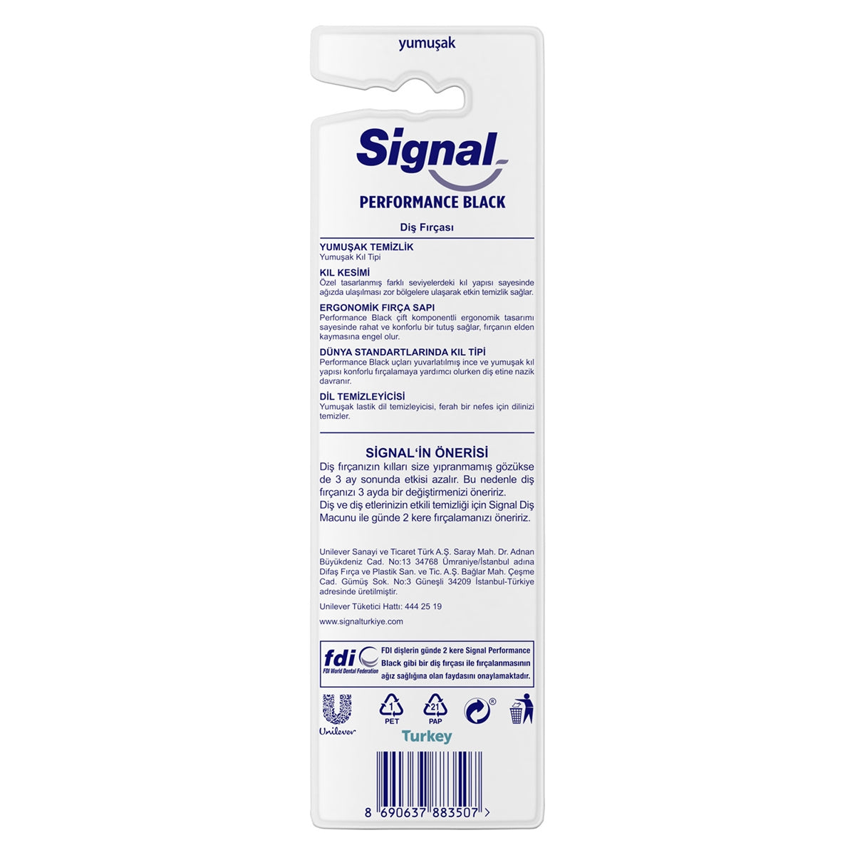 DİŞ FIRÇASI BLACK PERFORMANCE 1+1