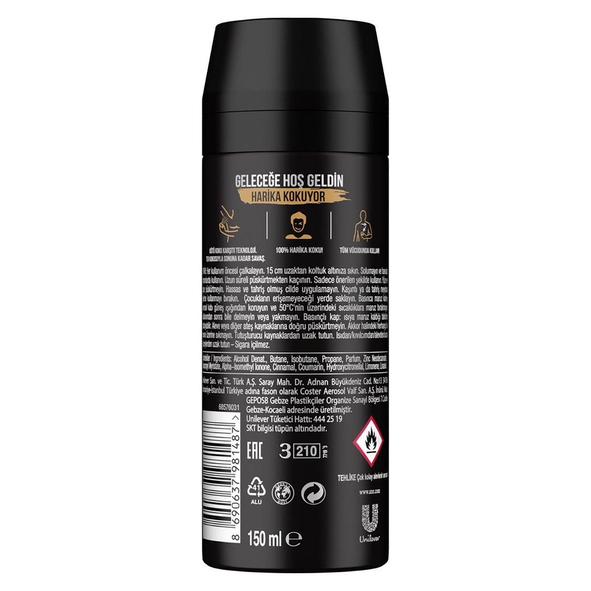 Erkek Deo Sprey Leather&Cookies 150 ml