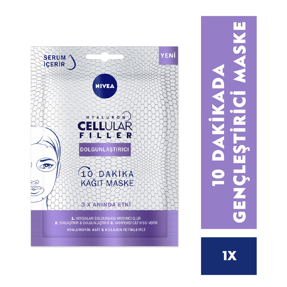 Cellular Filler Dolgunlaştırıcı Kağıt Maske 28 Gr