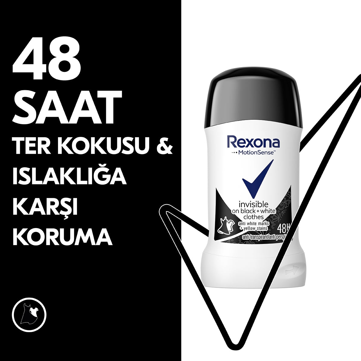 Kadın Stick Invisible Diamond 40 ml