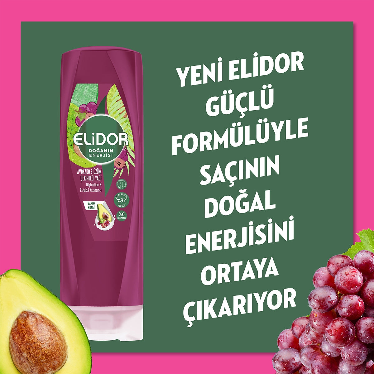 Doğanın Enerjisi Saç Kremi Avocado 350 ml