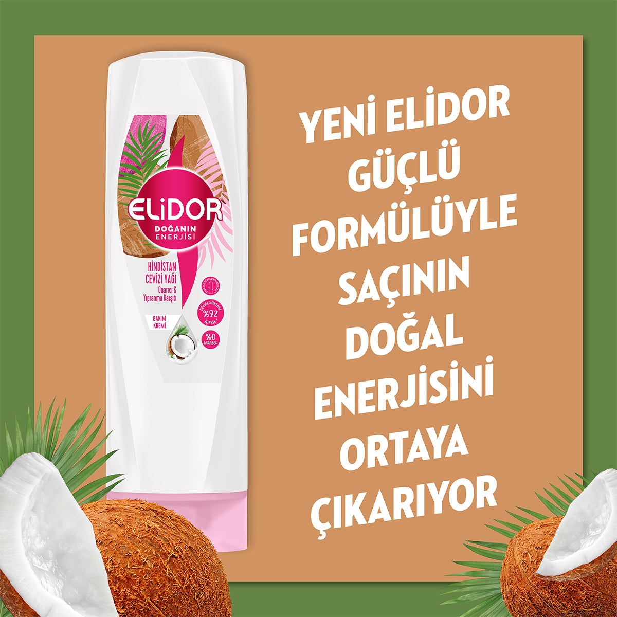 Doğanın Enerjisi Saç Kremi Coconut 350 ml