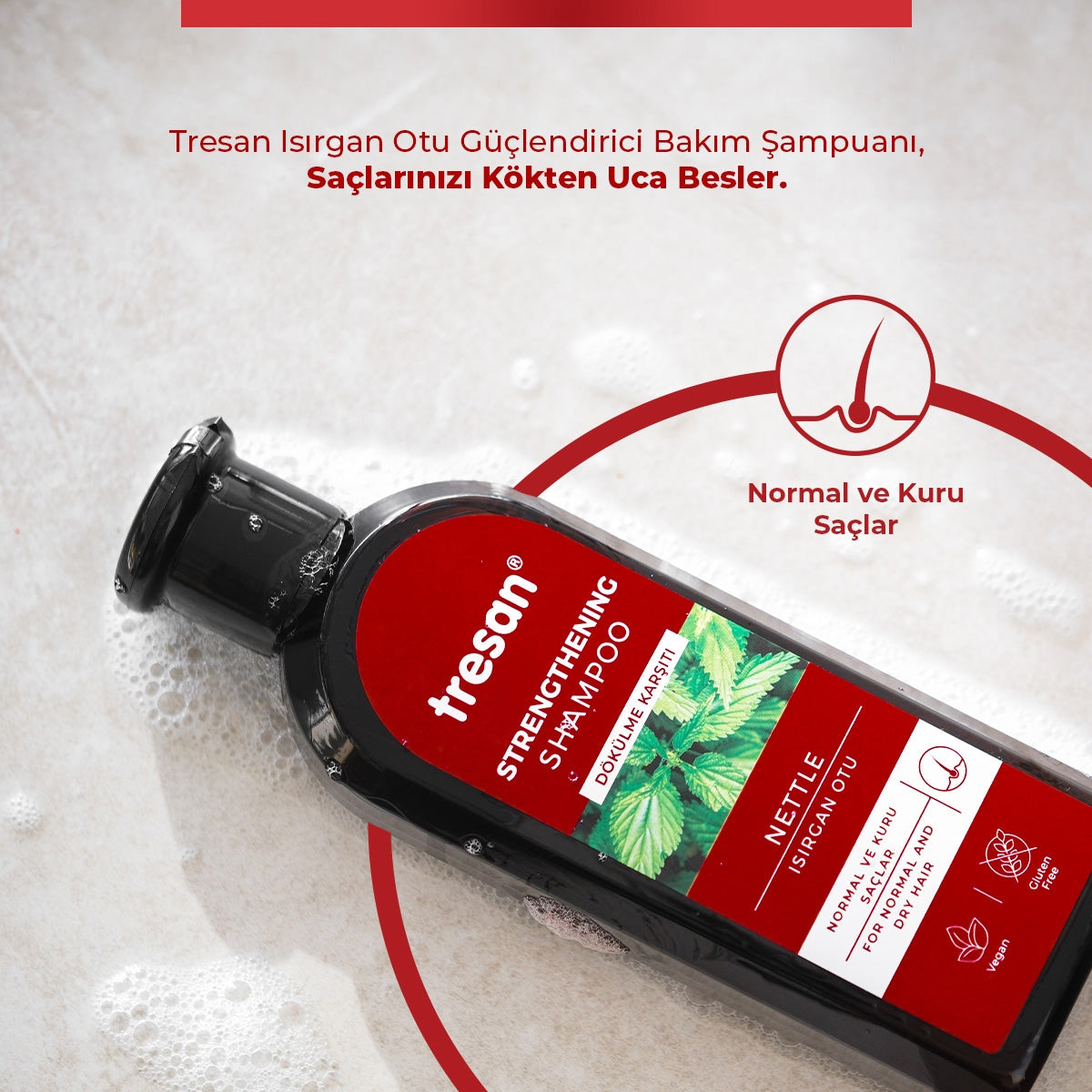 Dökülme Karşı Isırgan Otu Güçlendirici Bakım Şampuanı 300 ml