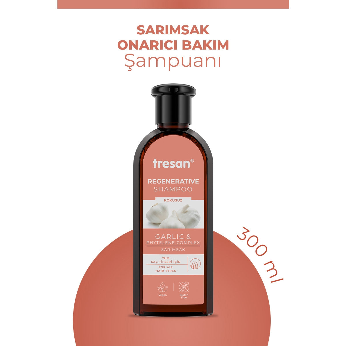 Sarımsak Onarıcı Bakım Şampuanı 300 ml