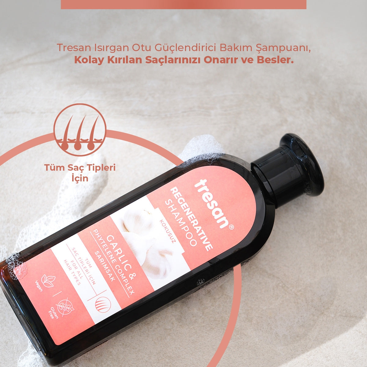 Sarımsak Onarıcı Bakım Şampuanı 300 ml