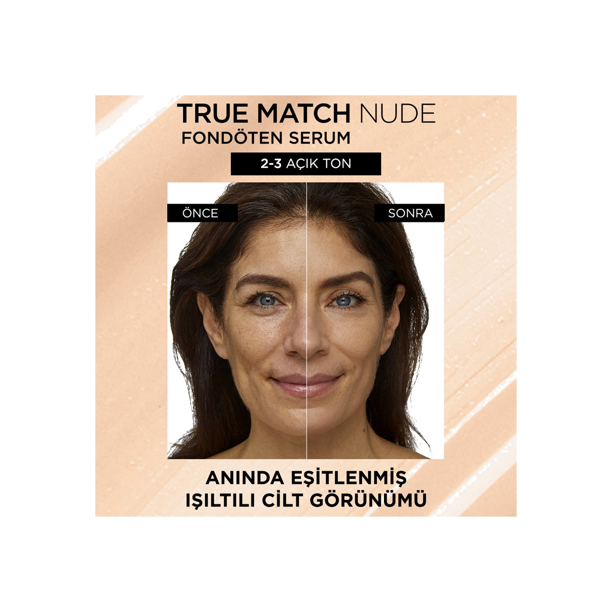 True Match Nude Fondöten Serum 2-3 Light