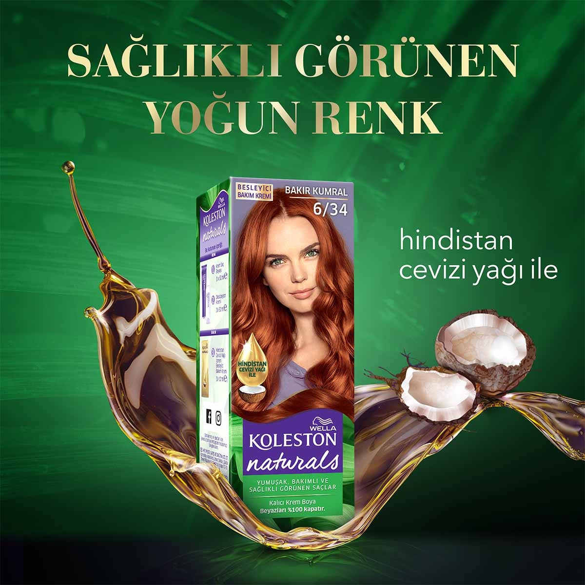 Saç Boyası Bakır Kumral 6-34