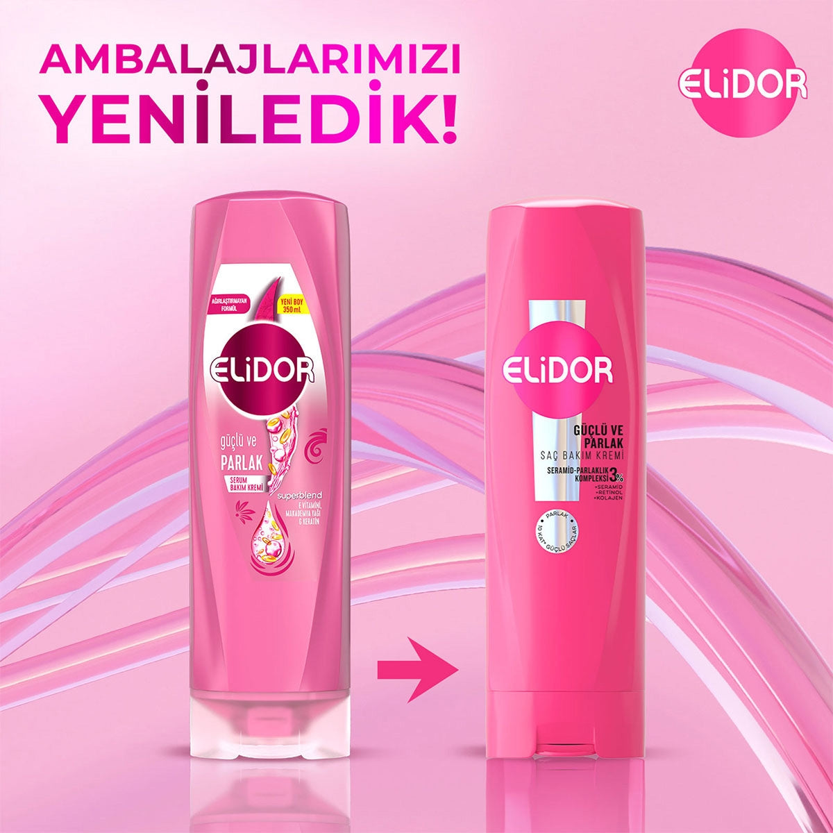 Saç Kremi Güçlü ve Parlak 350 ml