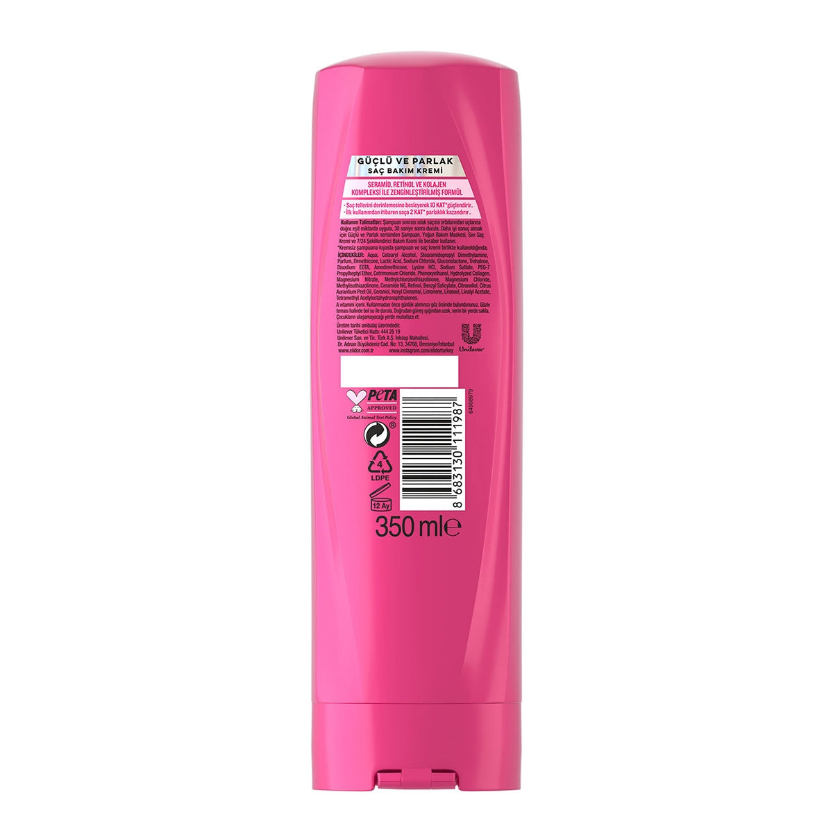 Saç Kremi Güçlü ve Parlak 350 ml