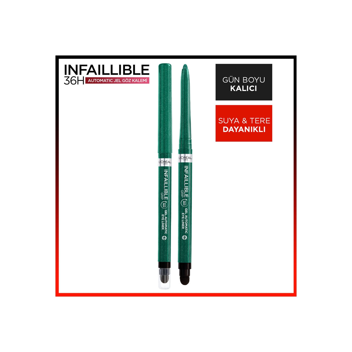 Göz Kalemi Infalible Gel Auto Merald Green 008