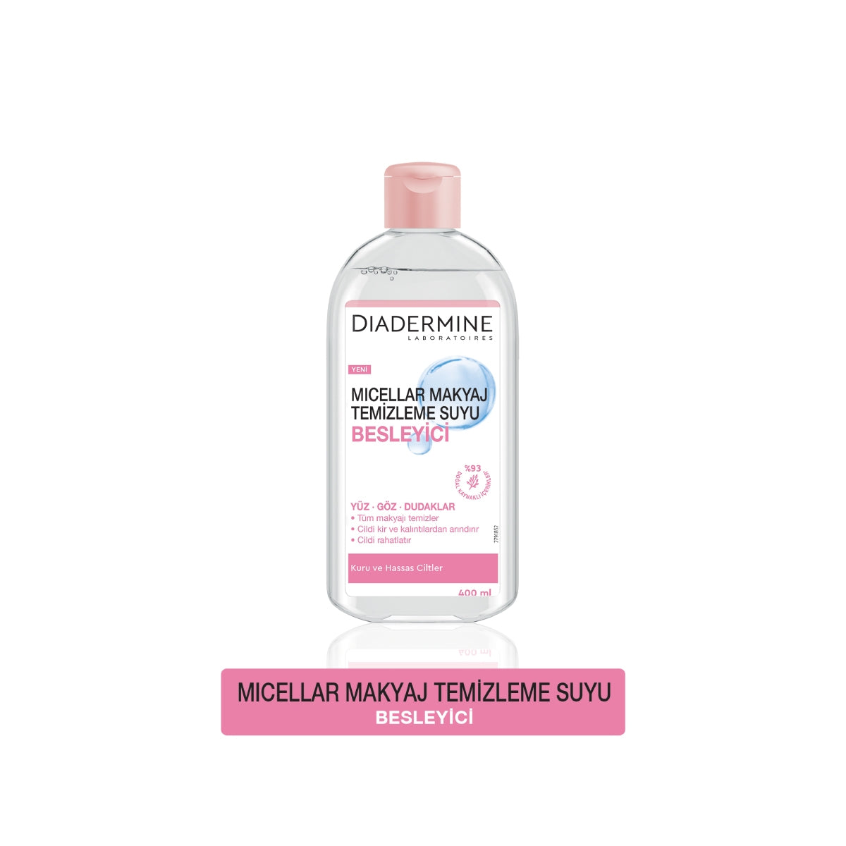 Micellar Makyaj Temizleme Suyu Besleyici 400 ml