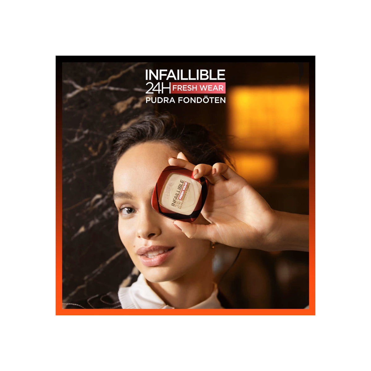 LOREAL PARIS PUDRA FONDOTEN INFA.24H 180 Rose Sand