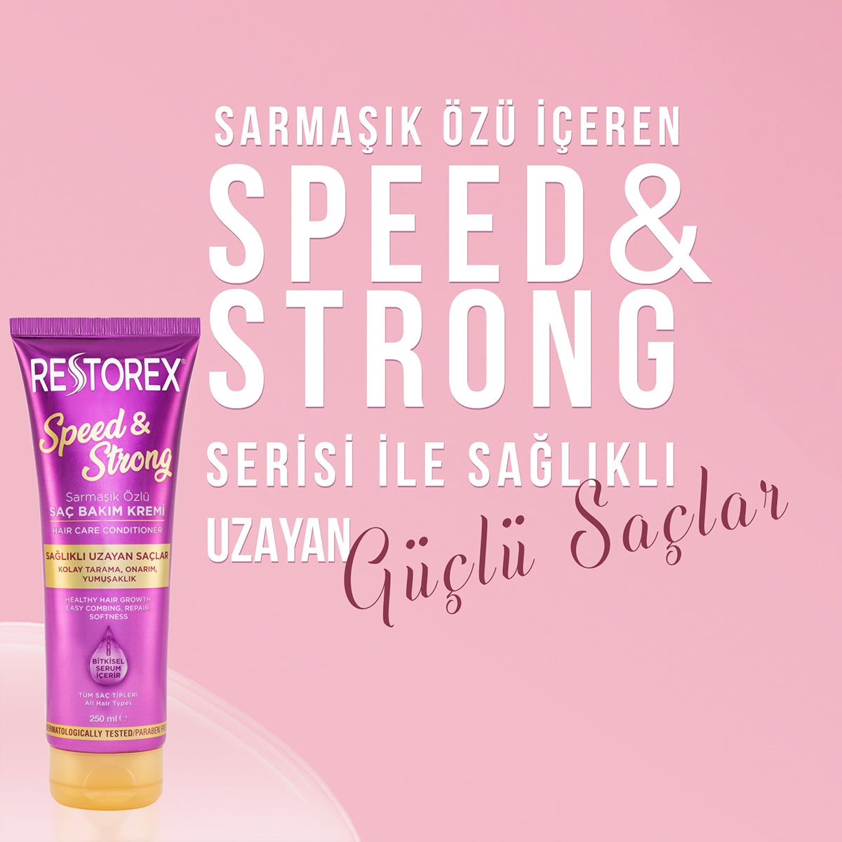 Saç Bakım Kremi Speed&Strong 250 ml