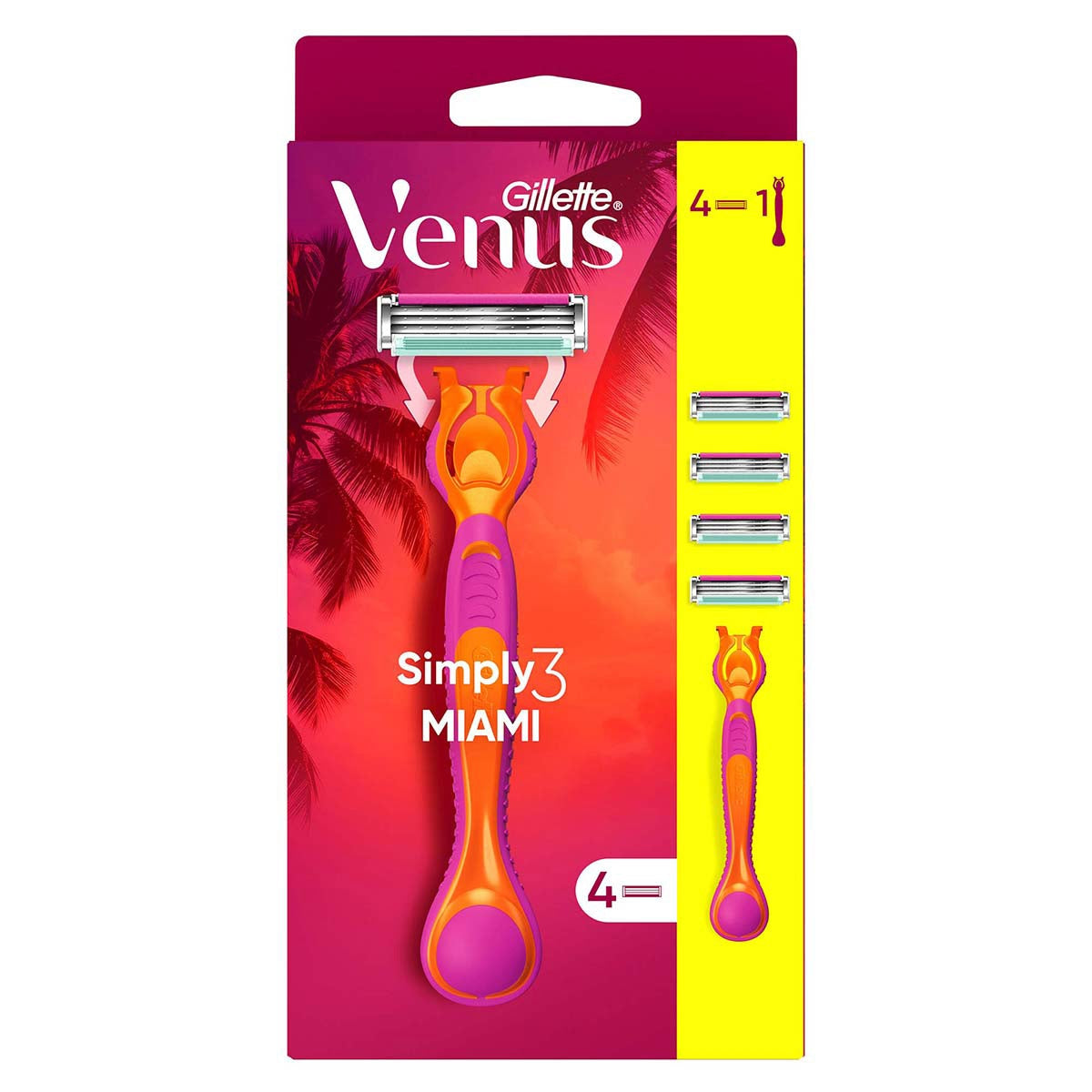Simply 3 Traş Bıçağı+4 Yedek Bıçak