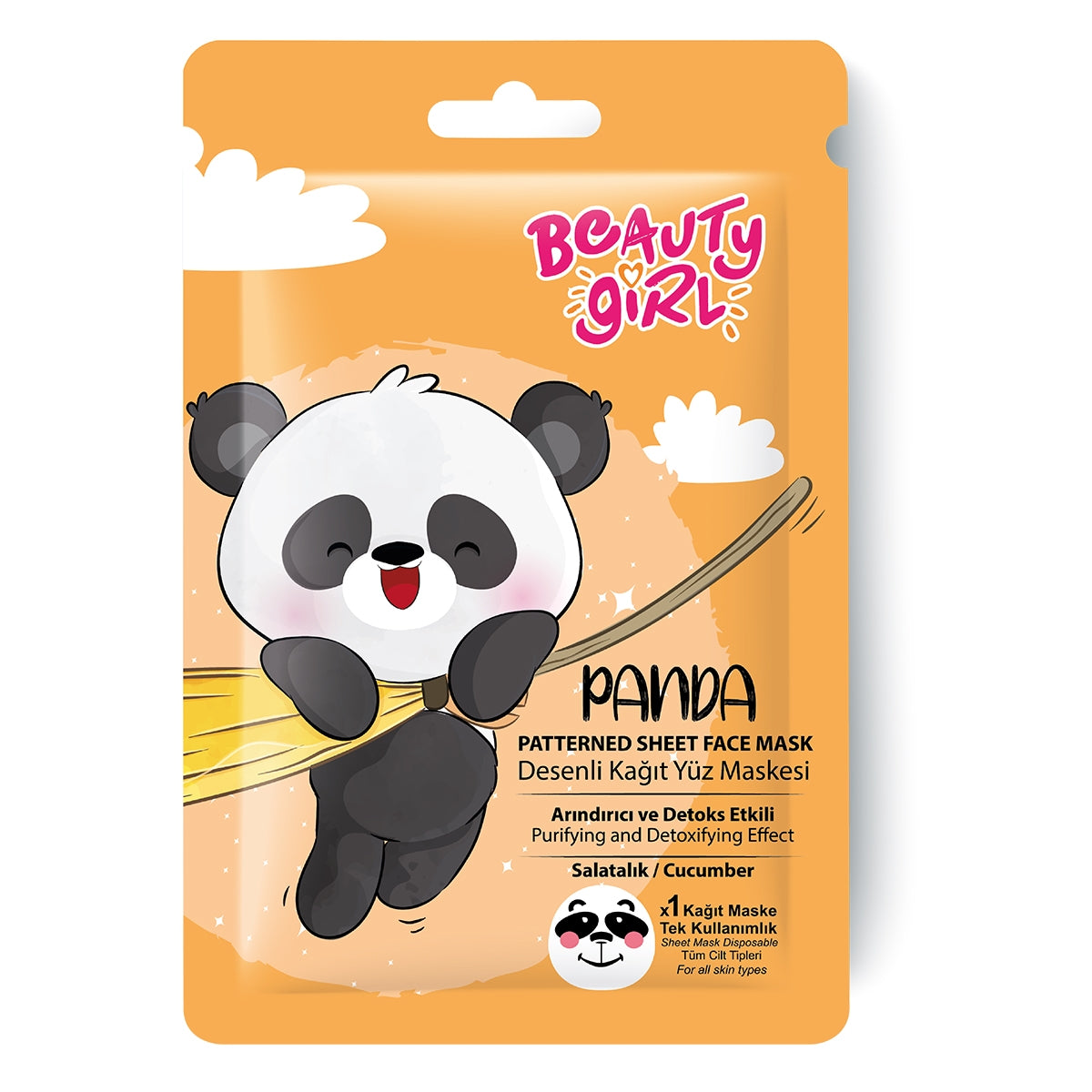 Kağıt Yüz Maskesi Panda 20 ml