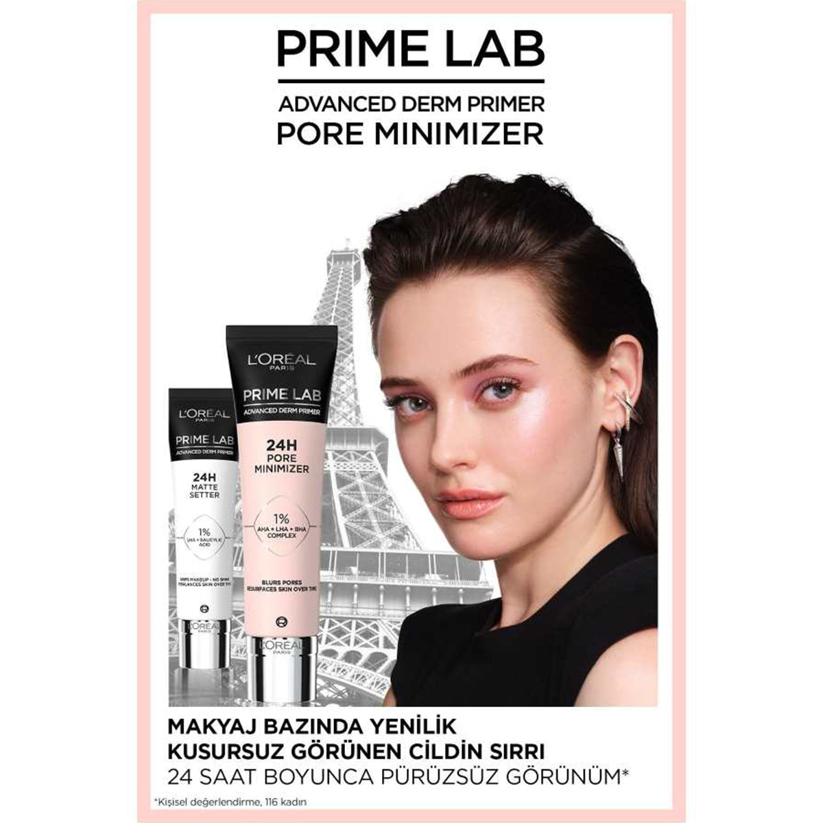 Makyaj Bazı Prime Lab Advanced Derm Primer 24H Pore Minimizer