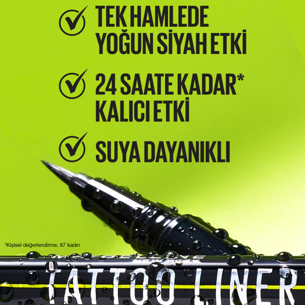 Göz Kalemi Tattoo Liner Ink Black