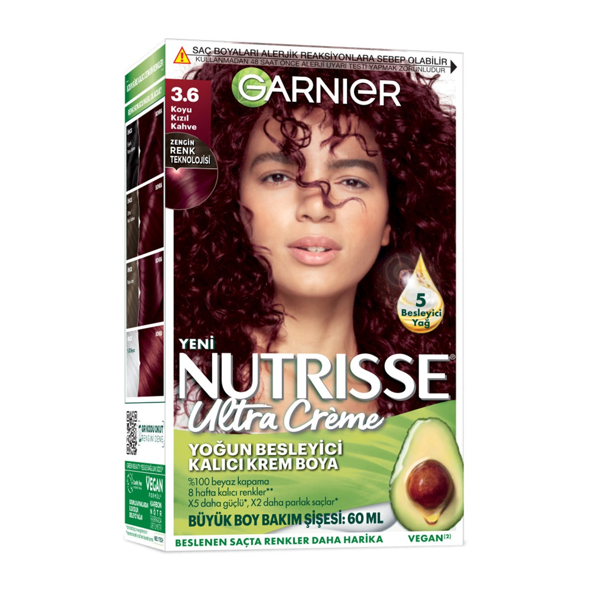Saç Boyası Nutrısse Kızıl Kahve 3-6