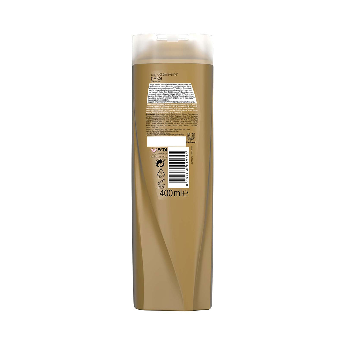 Şampuan Saç Dökülmelerine Karşı 400 ml