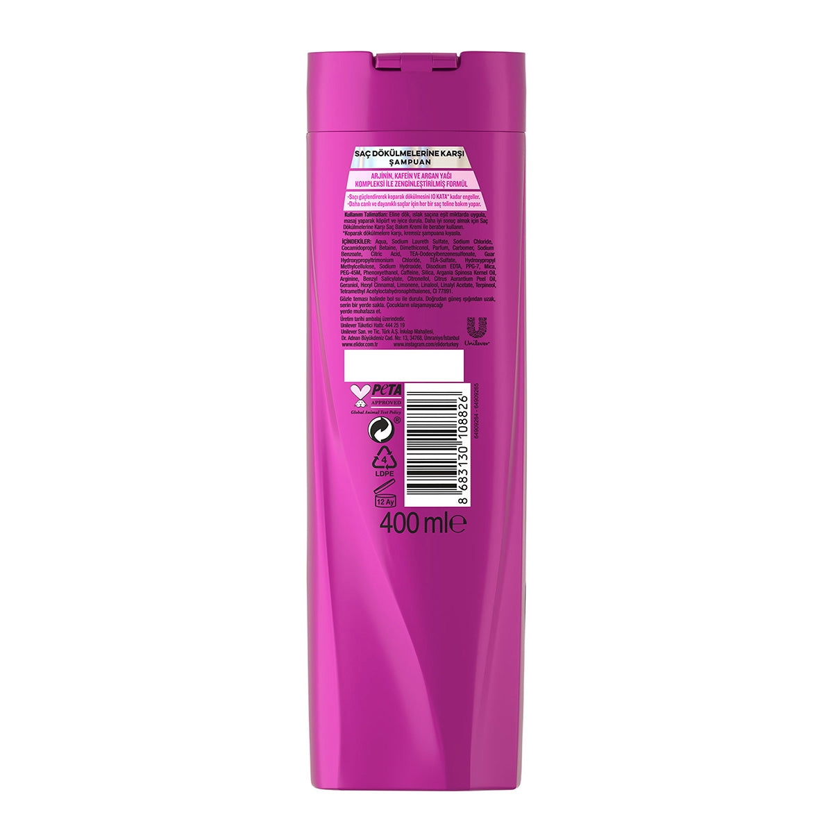 Şampuan Saç Dökülmelerine Karşı 400 ml