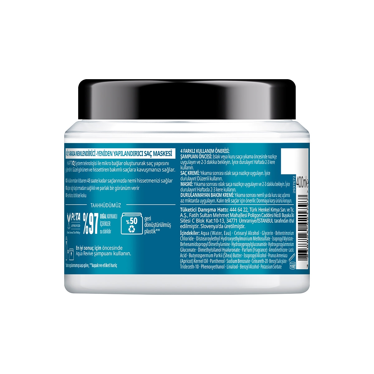 Glıss Saç Maskesi Aqua Revive 400 ML