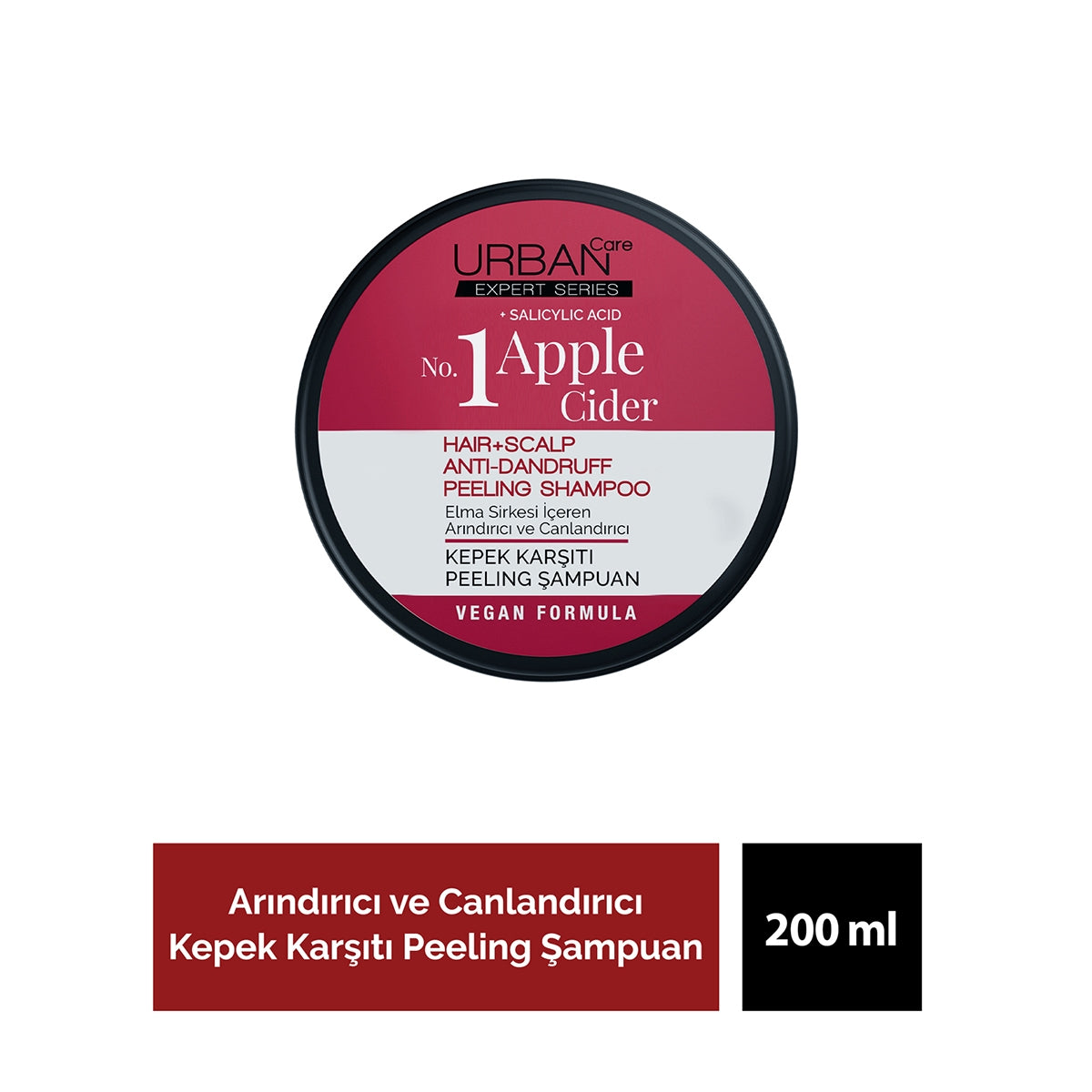 Urban Care Expert Şampuan Elma Sirkesi&Salisilik Asit Kepek Karşıtı Peeling No:1 200 ML