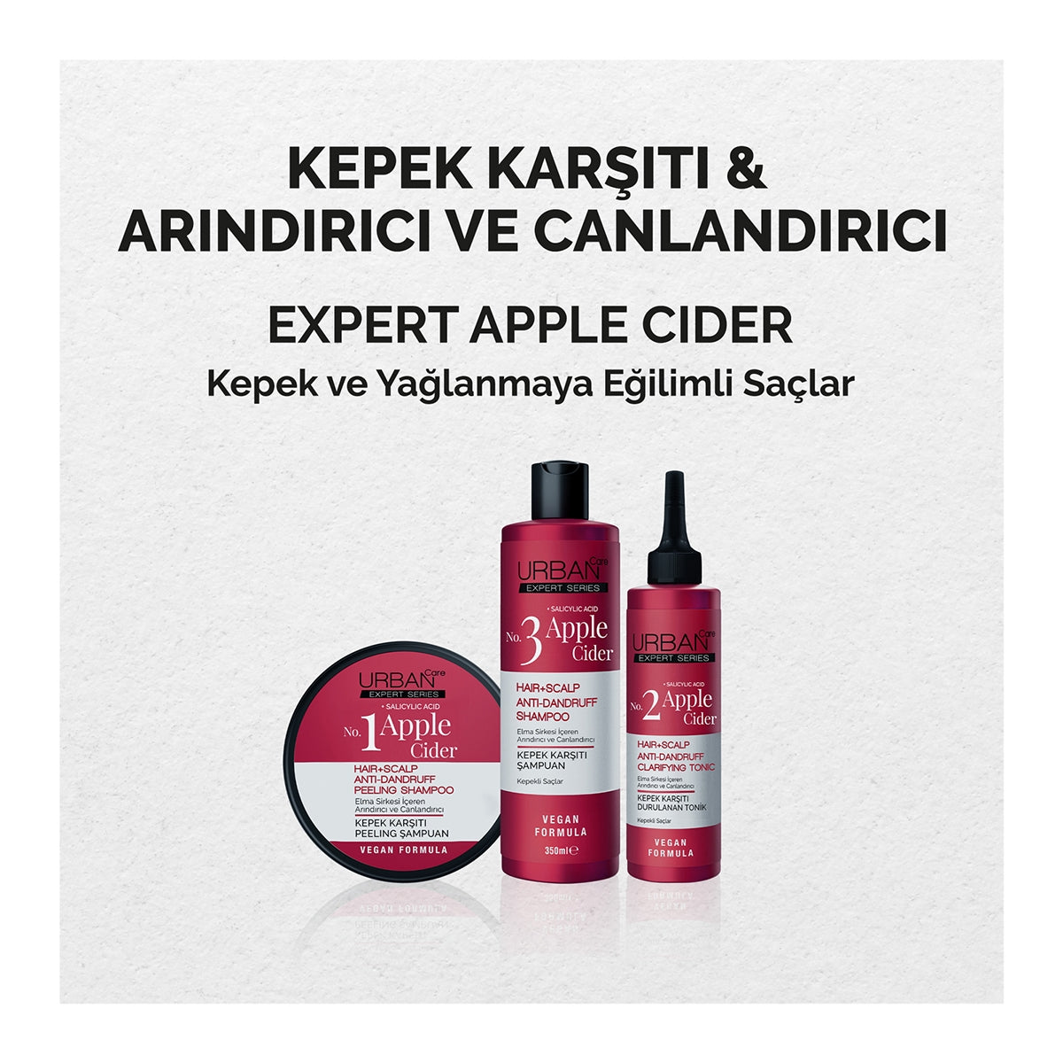 Urban Care Expert Şampuan Elma Sirkesi&Salisilik Asit Kepek Karşıtı No:3 350 ML