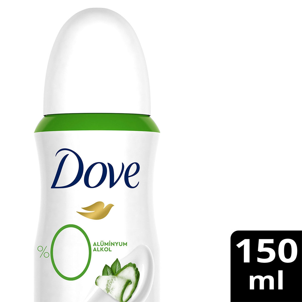 Kadın 0 Aliminyum Salatalık ve Yeşil Çay Deodorant Sprey 150 ml