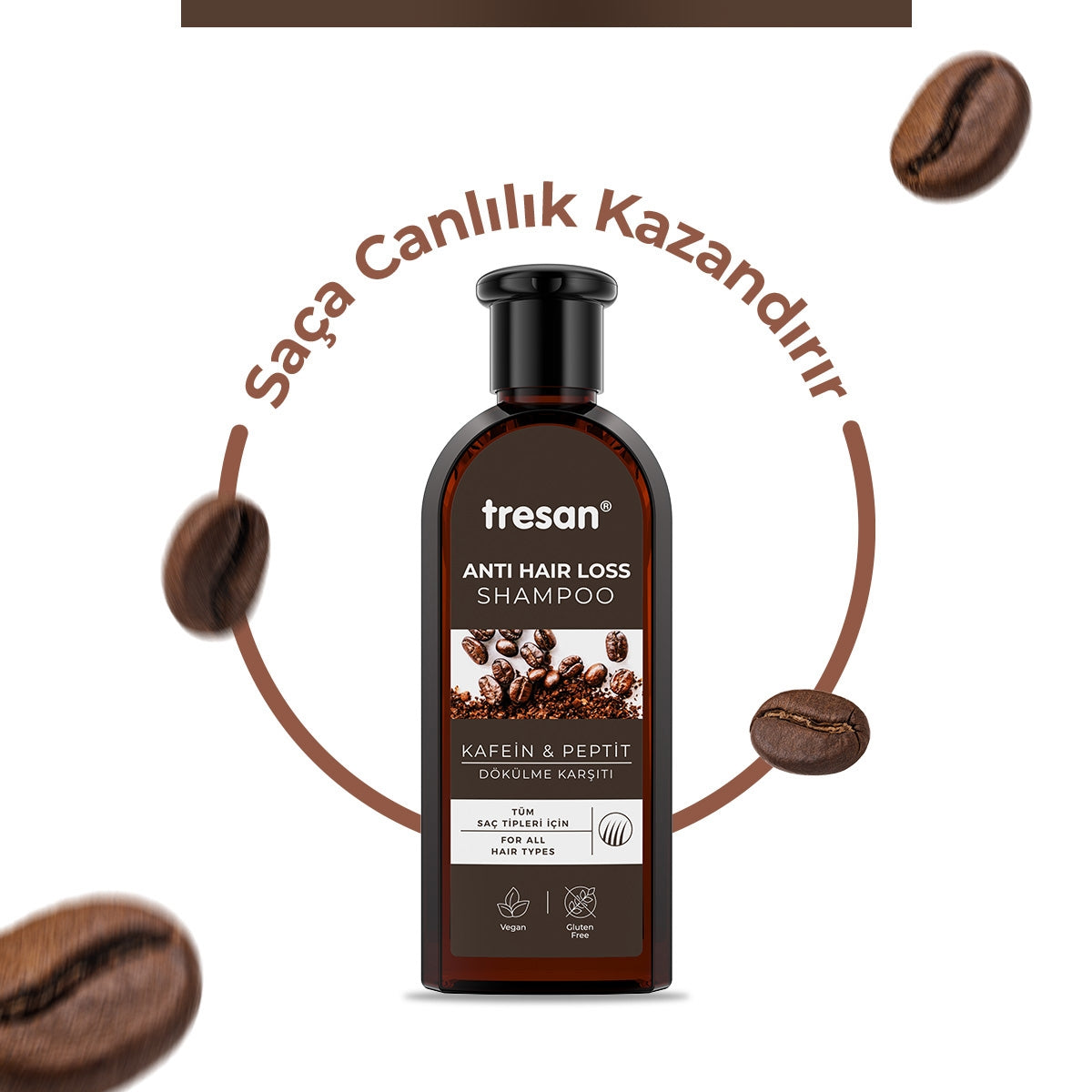 Kafein ve Peptit Dökülme Karşıtı Şampuan 300 ml