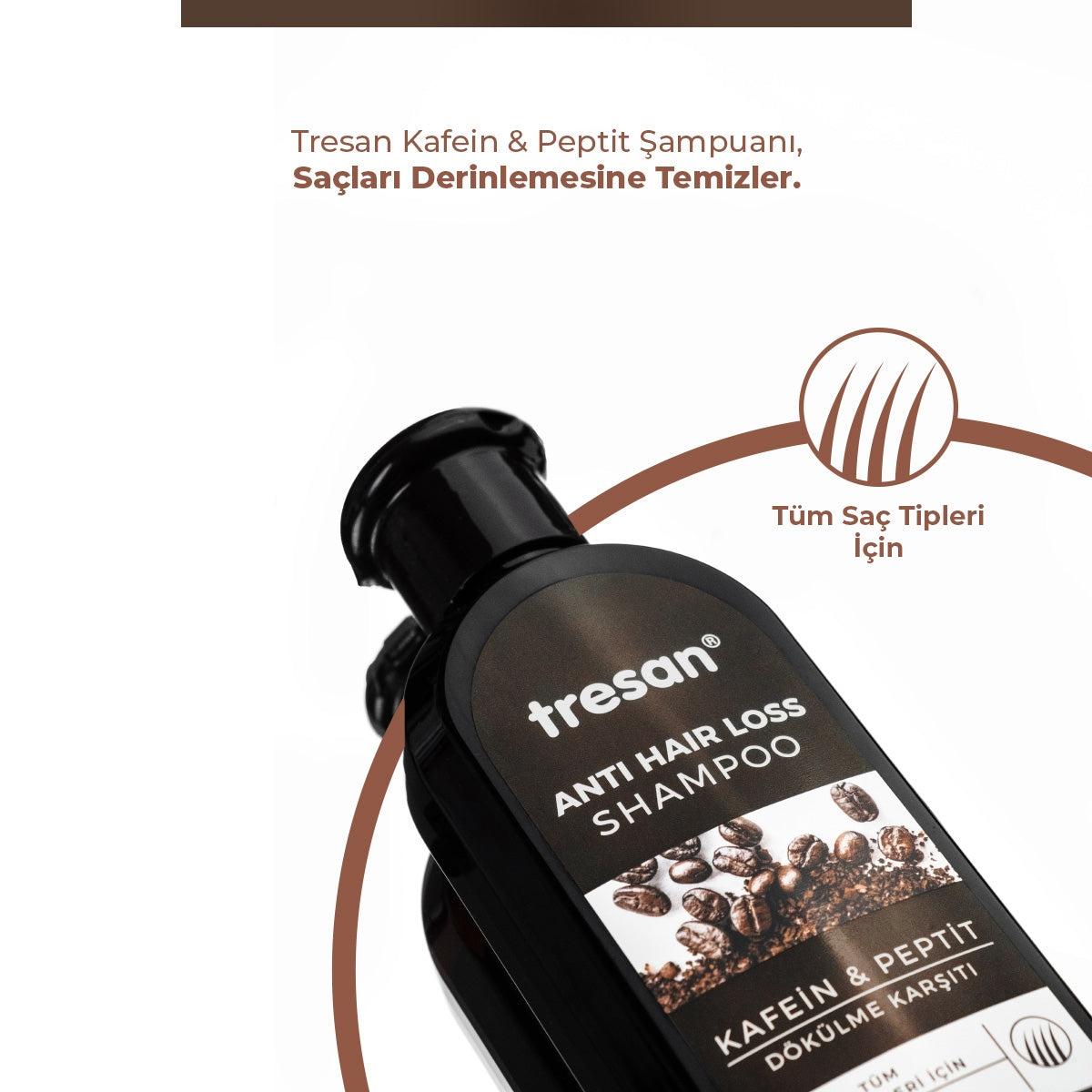 Kafein ve Peptit Dökülme Karşıtı Şampuan 300 ml