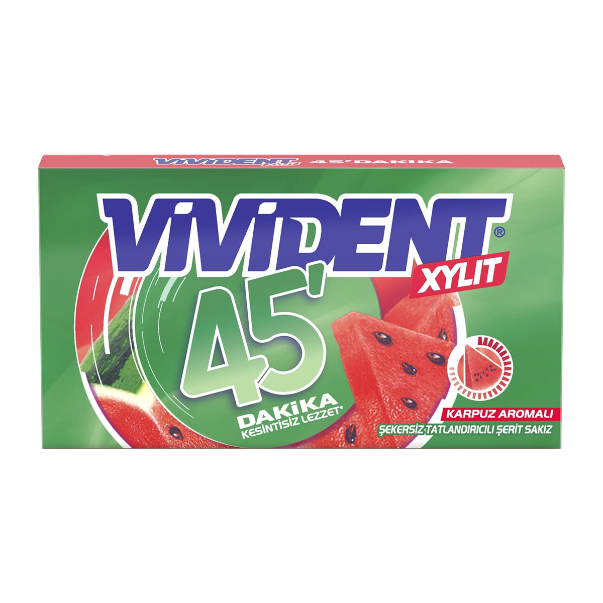 Vıvıdent Sakız 45DK Cuzdan Karpuz