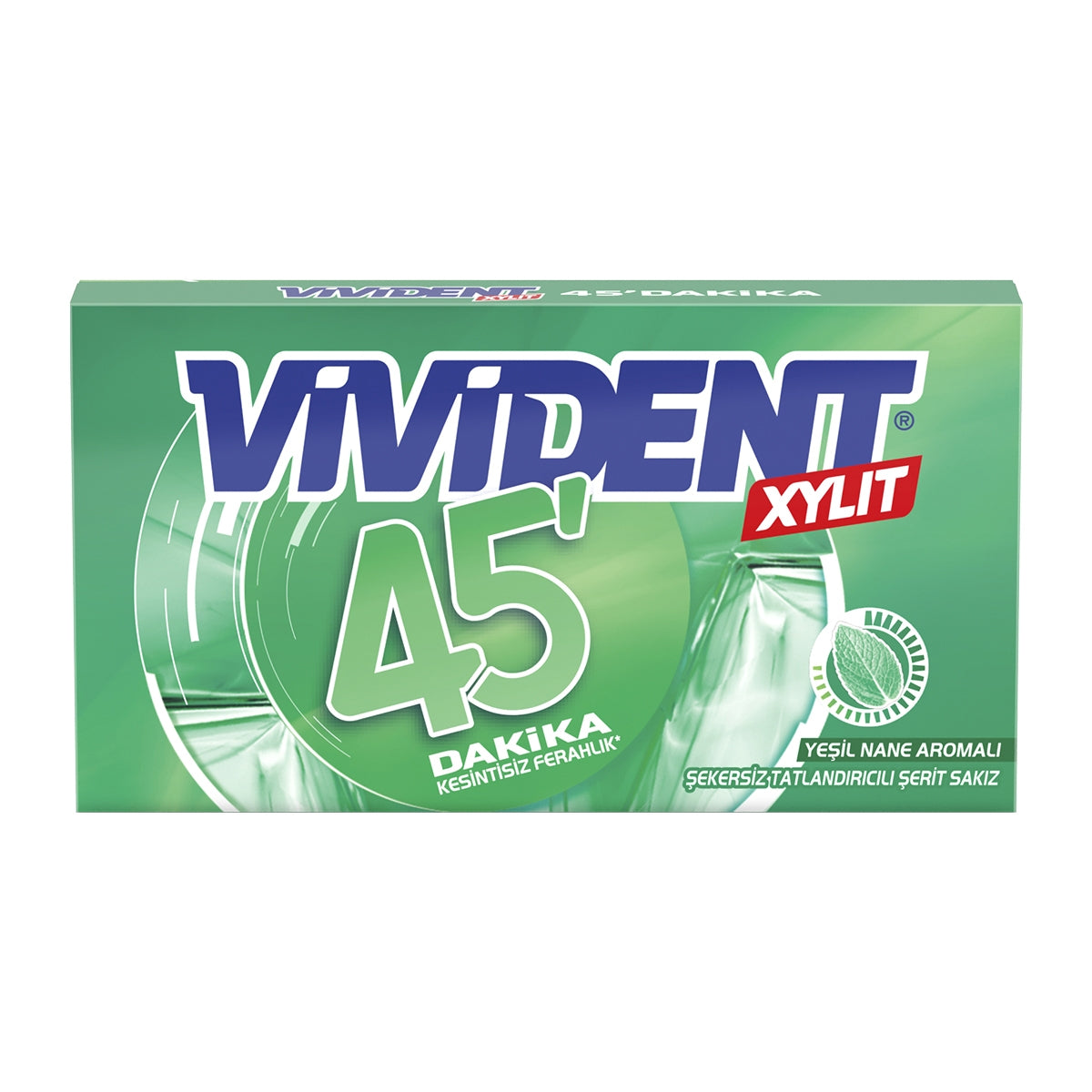 Vıvıdent Sakız 45DK Cuzdan Yeşil Nane