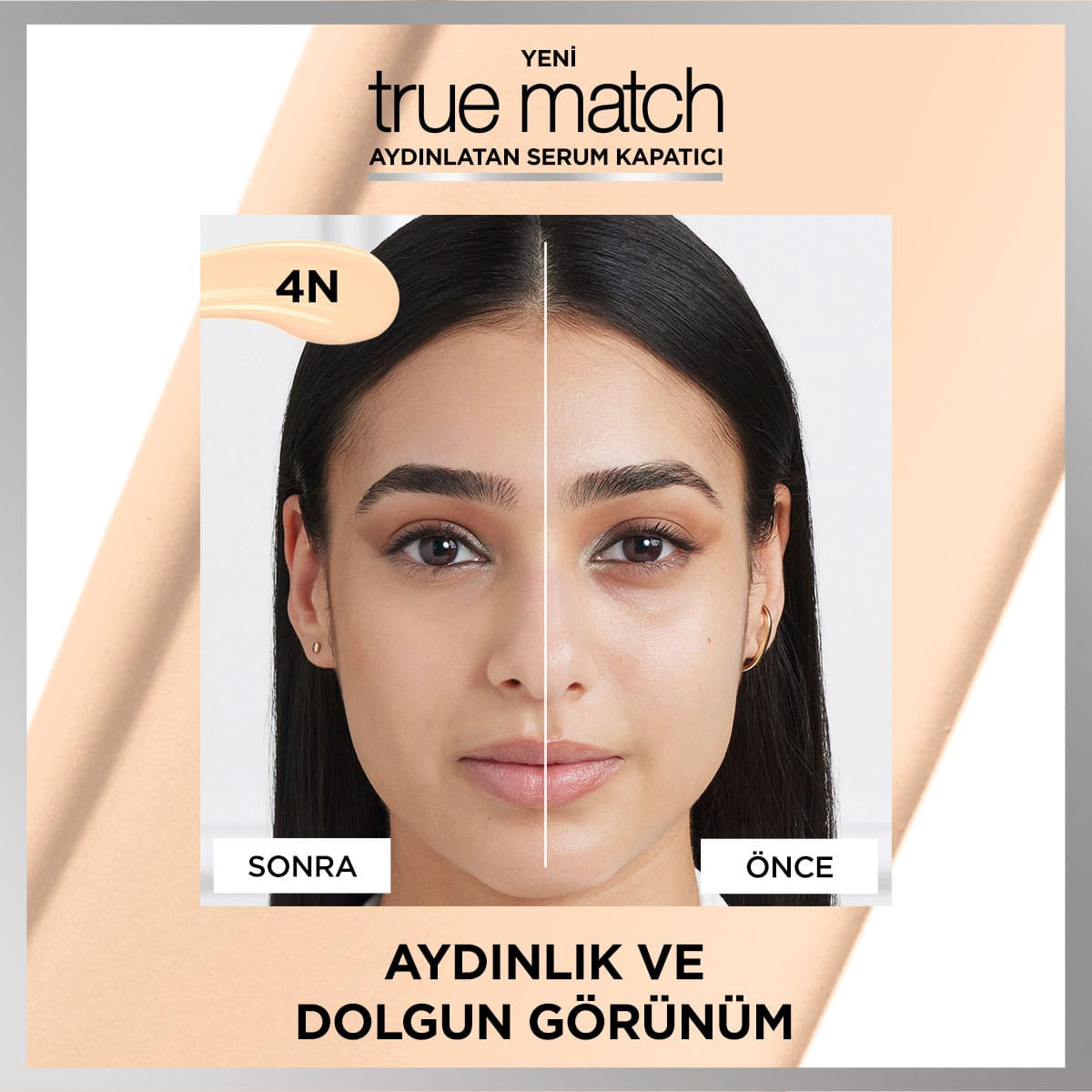 True Match Serum Kapatıcı 4N Light Medium
