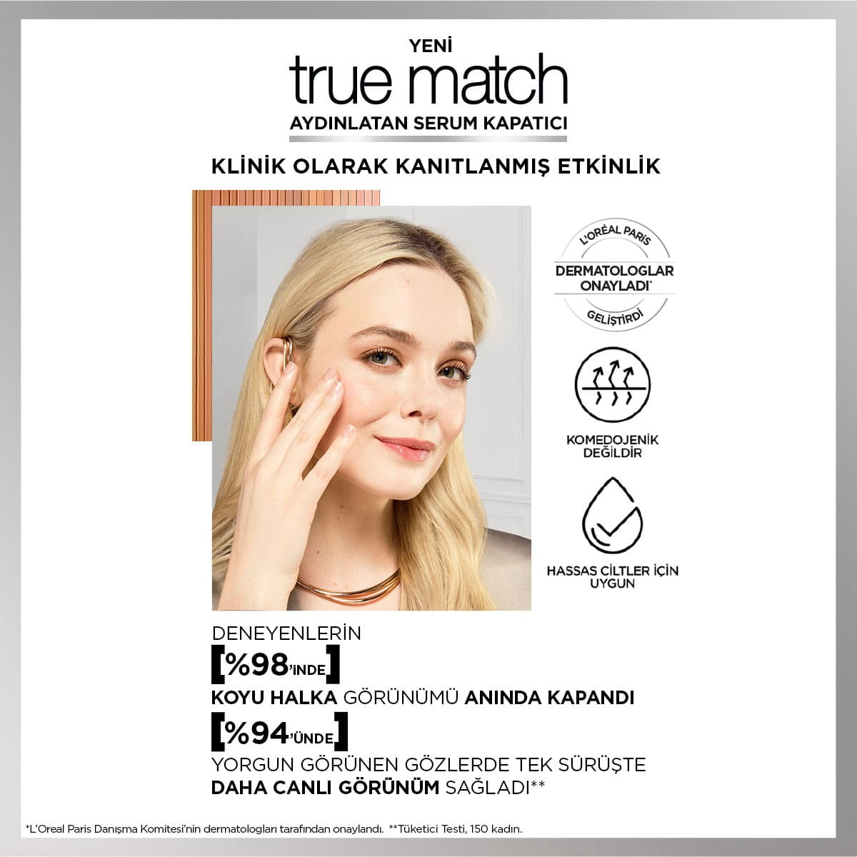 True Match Serum Kapatıcı 4N Light Medium