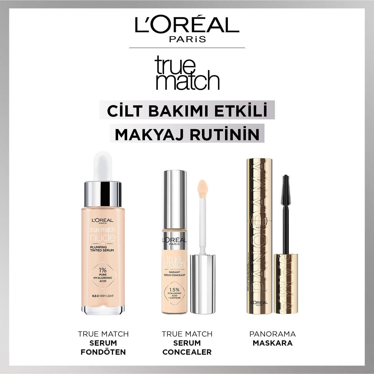 True Match Serum Kapatıcı 4N Light Medium